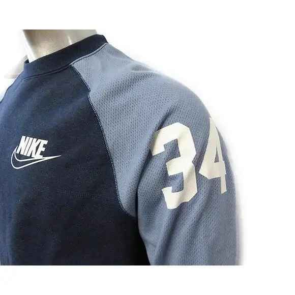 Nike Mens Knows Crew Mesh Sweatshirt Size M